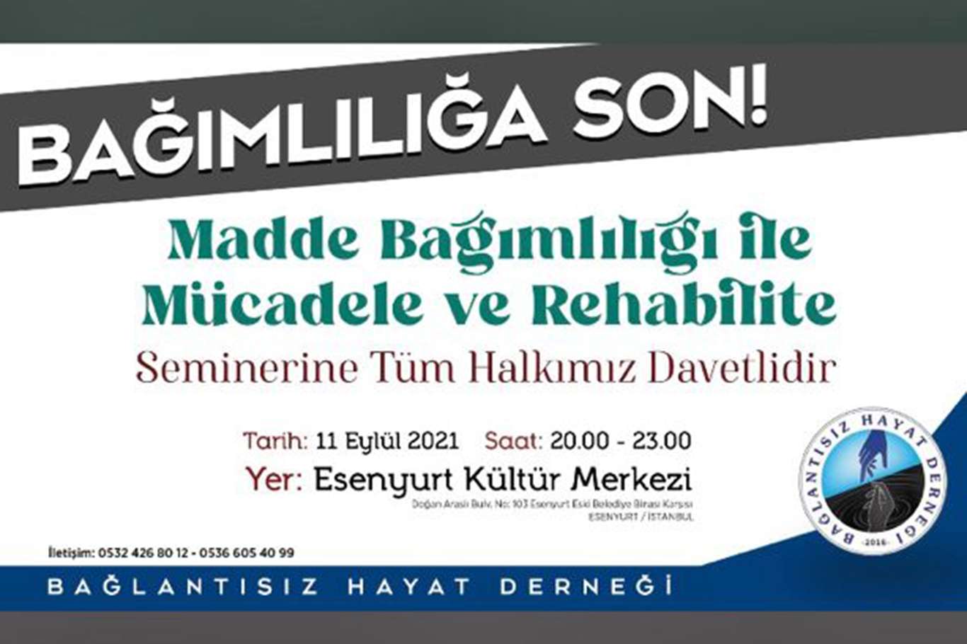 Bağımlılık ile mücadele için program düzenlenecek Bağımlılık ile mücadele için program düzenlenecek